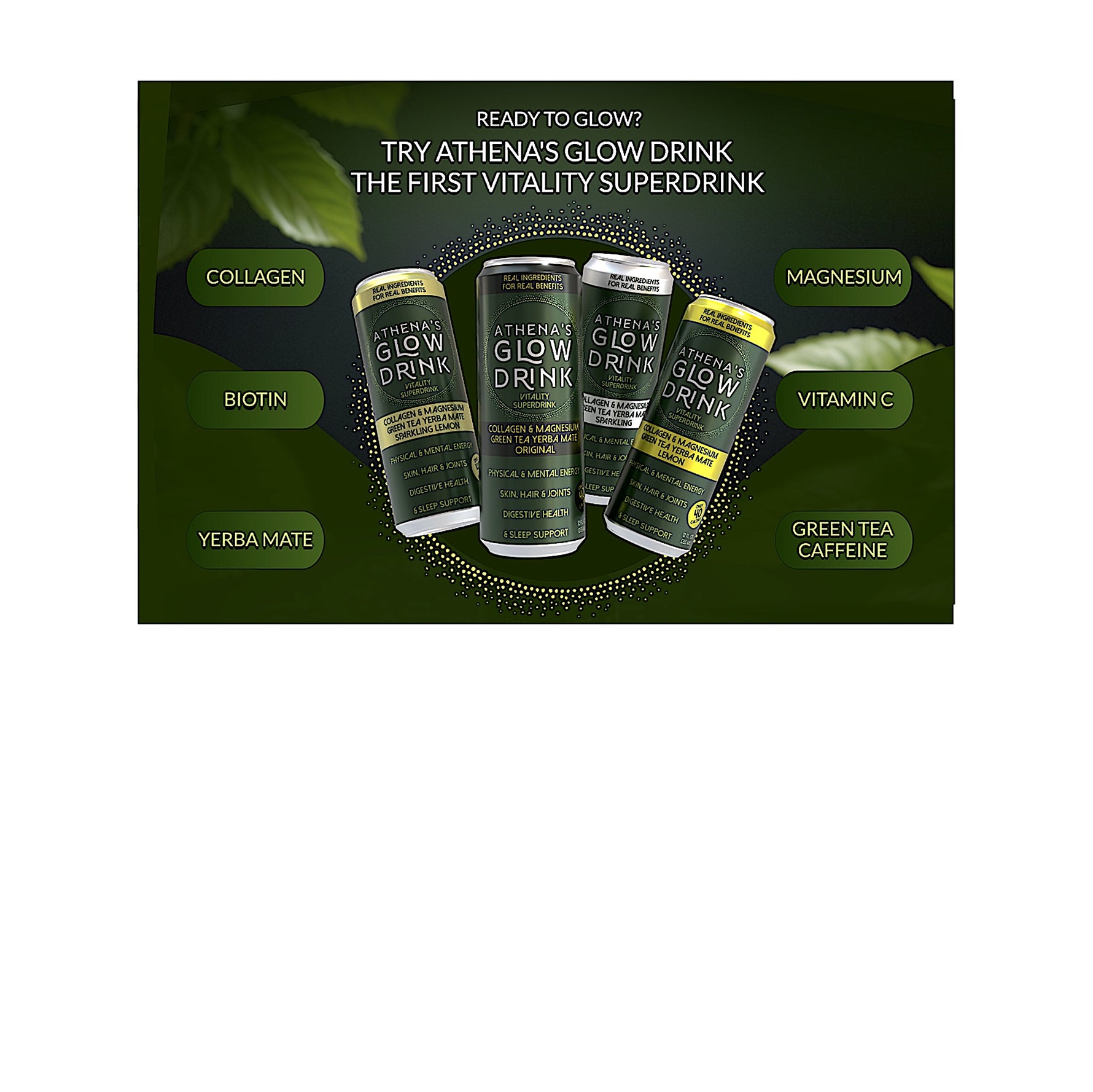 CHOOSE YOUR 6-PACK - Athena's Glow Drink - Vitality Superdrink