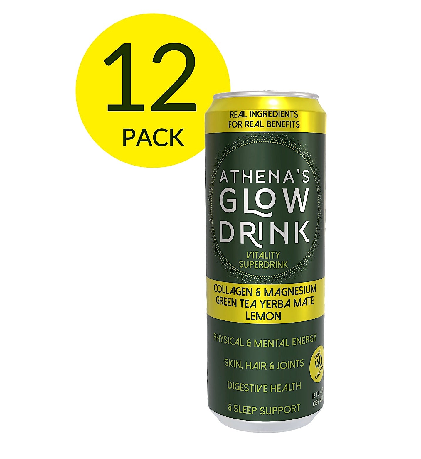 CHOOSE YOUR 12-PACK - Athena's Glow Drink - Vitality Superdrink