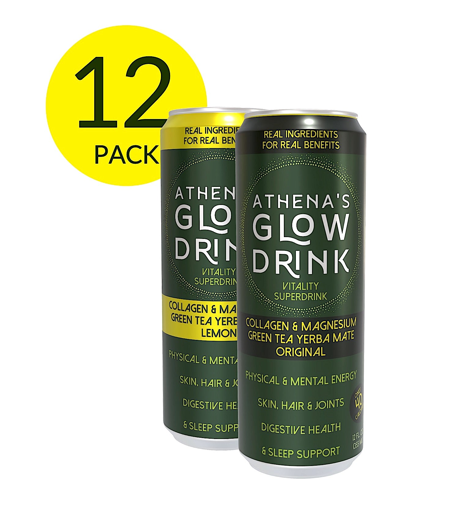 CHOOSE YOUR 12-PACK - Athena's Glow Drink - Vitality Superdrink