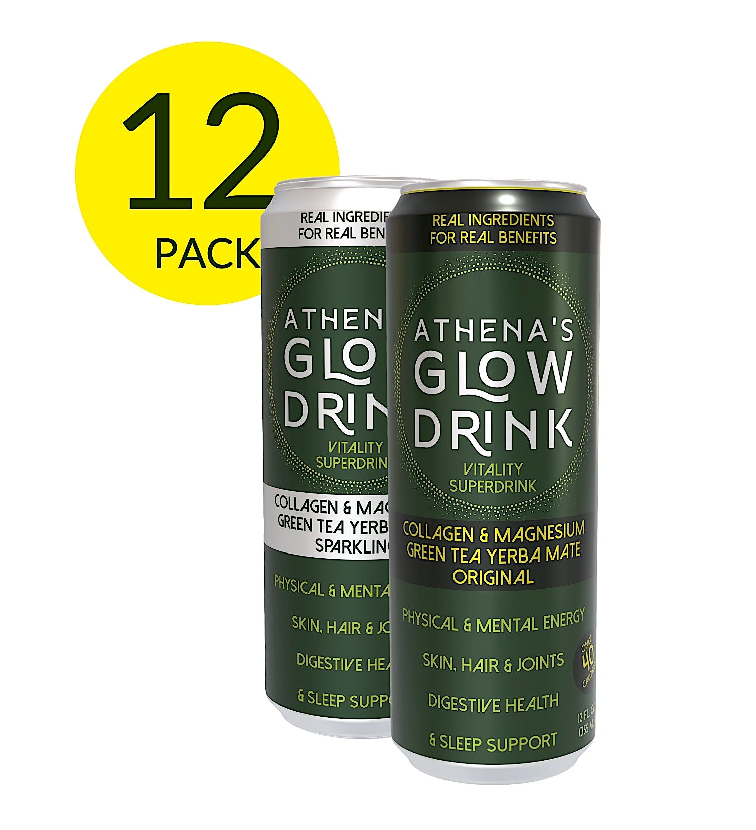 CHOOSE YOUR 12-PACK - Athena's Glow Drink - Vitality Superdrink