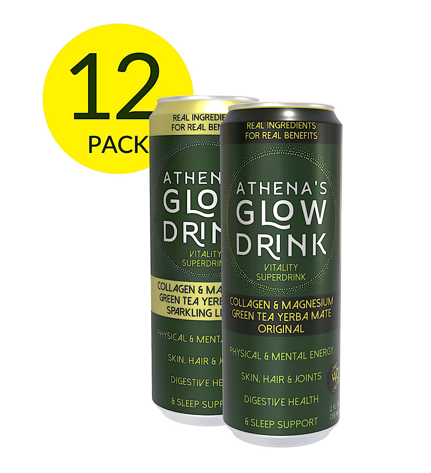 CHOOSE YOUR 12-PACK - Athena's Glow Drink - Vitality Superdrink