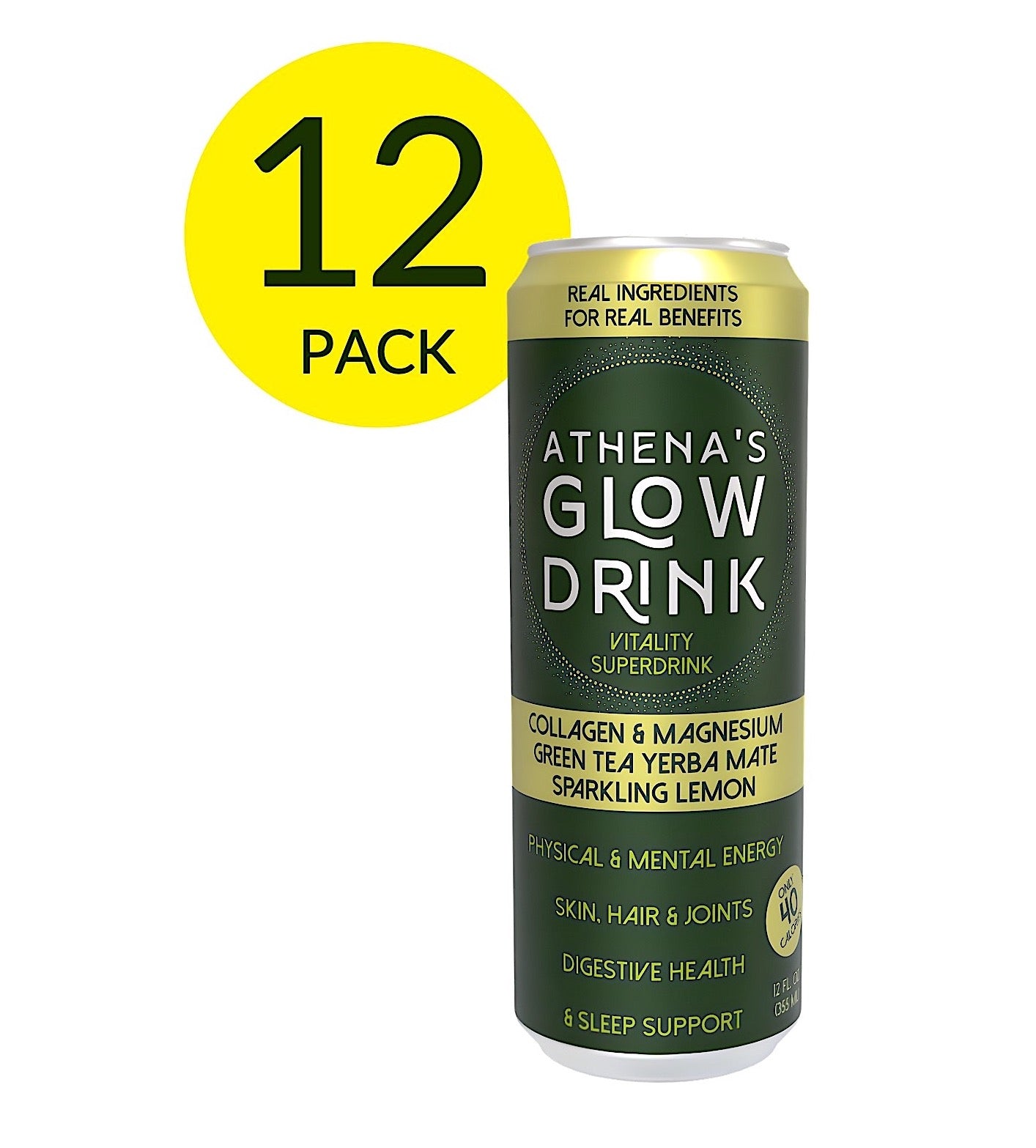 CHOOSE YOUR 12-PACK - Athena's Glow Drink - Vitality Superdrink