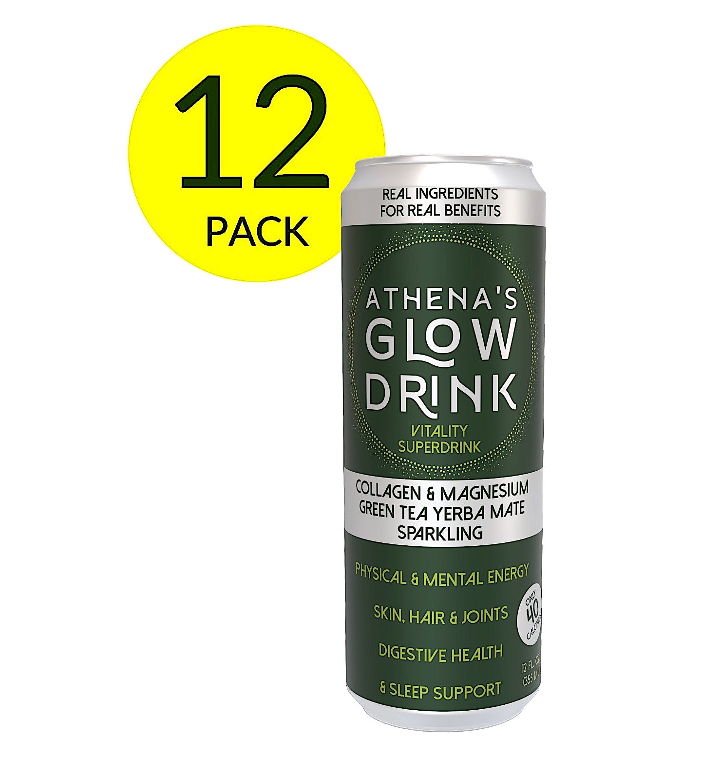 CHOOSE YOUR 12-PACK - Athena's Glow Drink - Vitality Superdrink