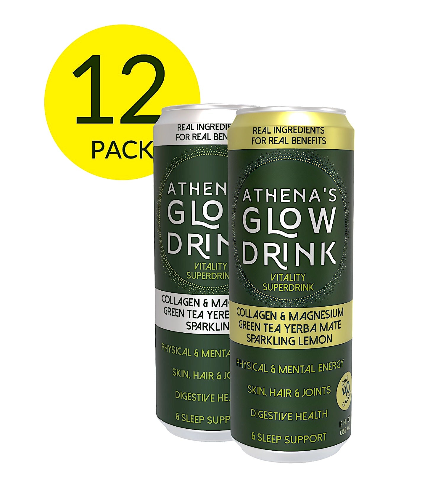 CHOOSE YOUR 12-PACK - Athena's Glow Drink - Vitality Superdrink