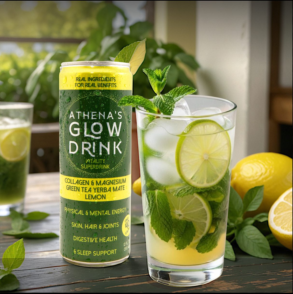 Athena's Glow Drink - Lemon Green Tea 6-Pack