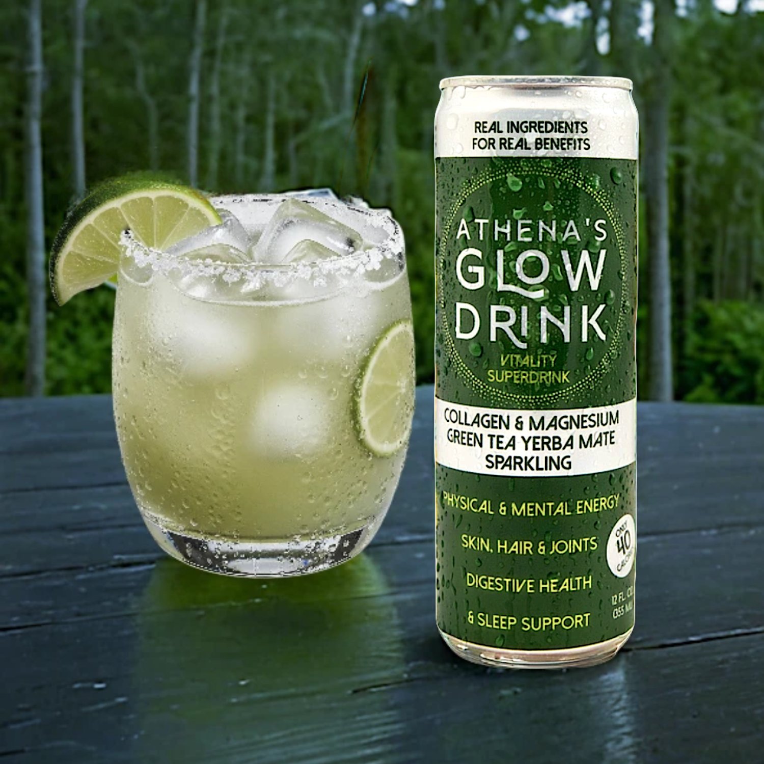 Athena's Glow Drink - Sparkling Green Tea 6-Pack